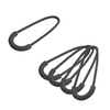 101 Inc. - Zipper Ring Puller - Pack of 5 - Black - 359710-BK