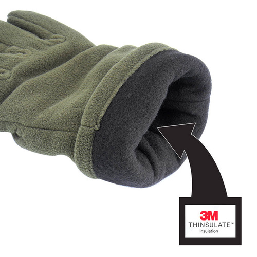Mil-Tec - Fleece Winter Gloves - OD Green - 12534001
