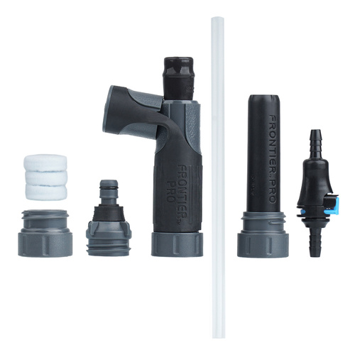 Aquamira - Frontier Pro Ultralight GRN Line Water Filter - Gray / Black - 67106