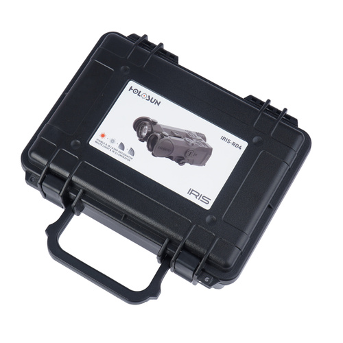 Holosun - Laser Target Indicator Iris with Flashlight - Aluminum - Red - IR - Black - IRIS-RD4