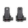 Strike Industries - Strike Polymer Backup Sights - Foldable - Picatinny - Black - SI-SPBUS