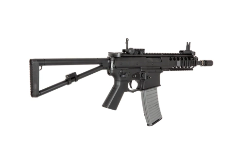 Double Bell - PDW BY-808 Electric Carbine Replica - Black - DBY-01-003504