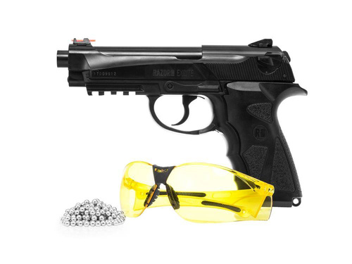RazorGun - Excite Pistol Airgun with Safety Glasses - 4,5 mm - Black - 337-004
