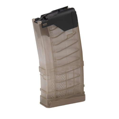 Lancer - L5AWM® 20 Magazine - 5.56x45mm / .223 - Translucent Dark Earth - L5AWM20