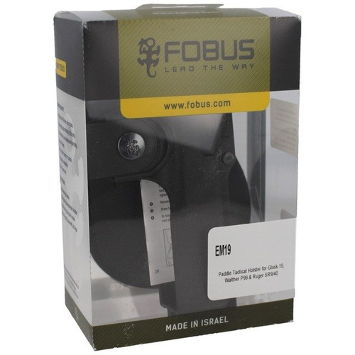 Fobus - Holster for Glock 19, Walther P99, S&W, Ruger - Standard Paddle - Right - EM19