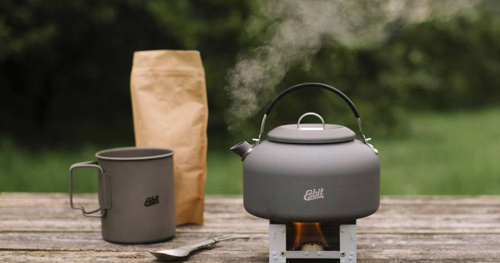 Esbit - Travel kettle - 600 ml - Aluminum - Gray - WK600HA