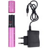 Paralyseur - Lipstick Stun Gun With Flashlight - 2 Million Volts - 120 lm - Pink - 1202-PR
