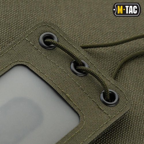 M-Tac - Badge Holder with Transparent Panel - Ranger Green - 10131023