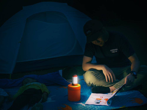 Fenix - Camping LED Flashlight - 2600 mAh 3.6V - Green - CL26R