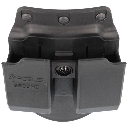 Fobus - Double-row Magazine Pouch 9mm/.40 - Glock, H&K - Black - 6900ND