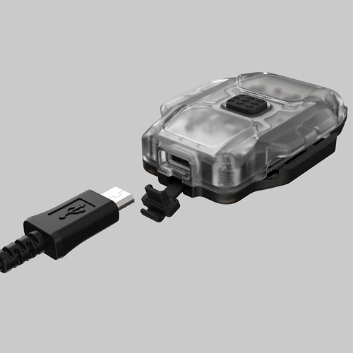 Armytek - LED Pocket Flashlight Crystal WRB - Beacon - 150 lm - Blue/Grey - F07202B