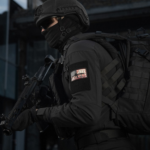 M-Tac - AR-15 Patch - Fabric - Fluorescent - Black/GID - 51353299