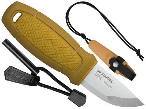 Morakniv - Eldris Fire Starter Neck Knife Kit - Yellow - 12632
