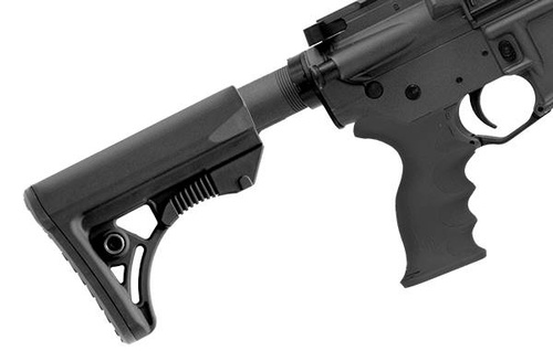 UTG - Buttstock for AR 15 Pro Ops Ready S3 - Mil-Spec - Black - RBUS3BMS