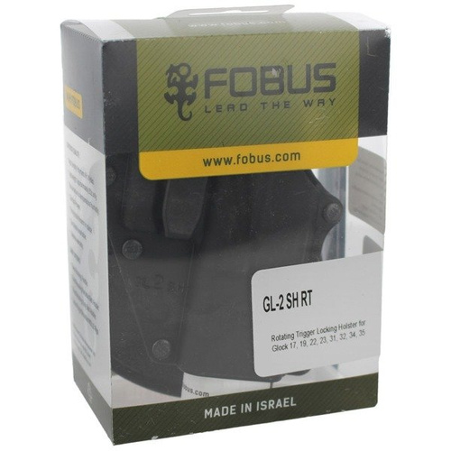 Fobus - Holster for Glock 17, 19, 19X, 22, 23, 31, 32, 34, 35, 45 - Rotating Paddle - Right - GL-2 SH RT