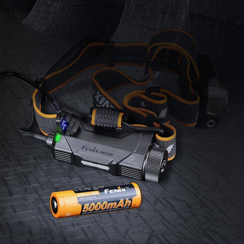Fenix - LED Headlamp 25R V2.0 with 5000 mAh Battery - 1600 lumens - HP25R V2.0