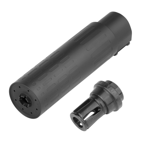 Gomander - Suppressor Tactinox 7,62 QD Lock M26x1,5 + 7,62 Helix S M14x1 LH Muzzle Brake - Cal. 7,62 - Black