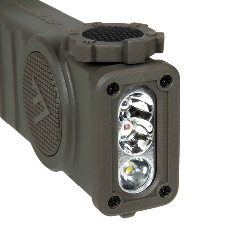 Mactronic - Helmet Mounted Tactical Flashlight Storm 1LP - LED RGB - IR - Olive Drab - THL0051