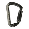 M-Tac - Aluminum Snap Hook with Key Lock - 10 cm - Gray - MTC-HDS30
