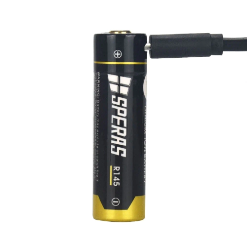 Speras - USB Li-Ion Battery 14500 - 750 mAh - 3,7V - SPERAS R145