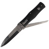 Mikov - Automatic spring knife Predator ABS Black with Saw - 241-NH-2/KP