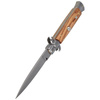 Frank Beltrame - Stiletto Switchblade Knife Bayonet - Dark Olive Wood - 23cm - FB 23/94