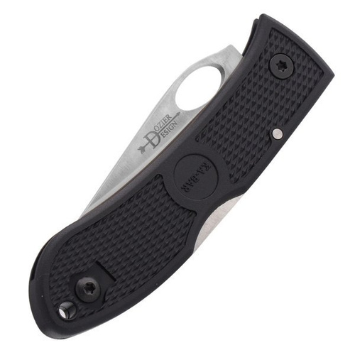Ka-Bar 4065 - Dozier Folding Knife Thumb Notch - Black