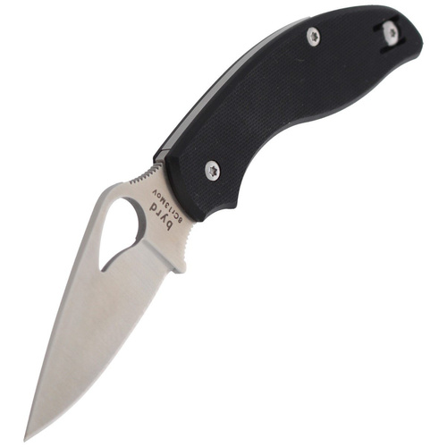 Spyderco - Folding Knife Byrd Tern - G-10 - Black/Silver - BY23GP