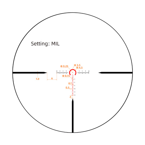 Vector Optics - LPVO Scope Tauron 1-6x24 SFP - VTA-9 MIL - Black - SCFF-63