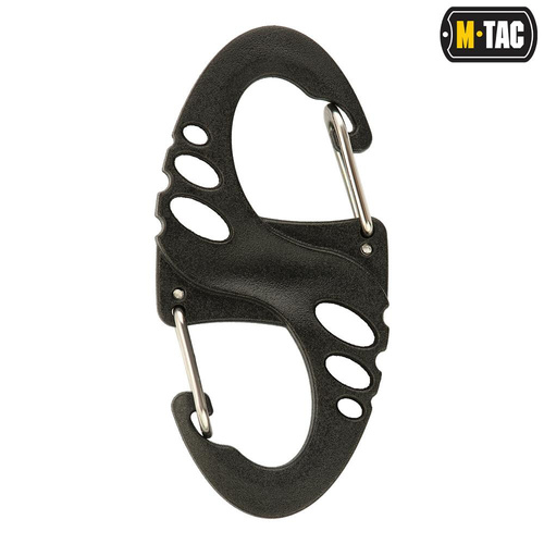 M-Tac - Double Carabiner S-Hook - Black - MTC-SHKCRBNR-BK