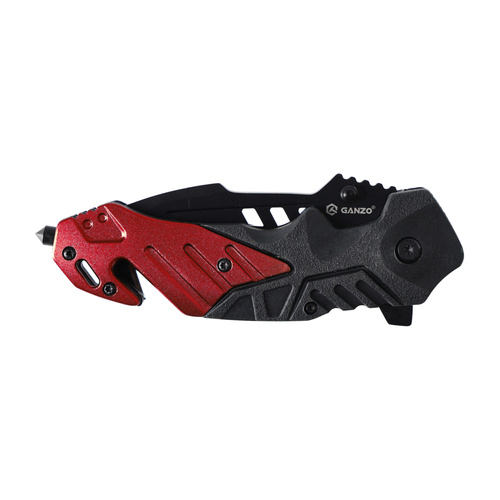 Ganzo - Rescue Knife G629-RD - 8Cr14MoV - Red - G629-RD