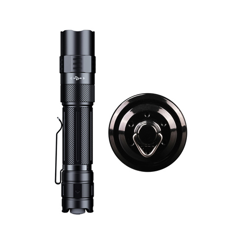 Fenix - LED Tactical Flashlight PD35R ACE + Mini Flashlight CL01 - 2000 lm - Black - PD35R ACE+CL01 black