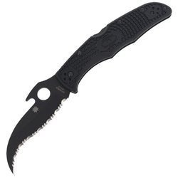 Spyderco - Matriarch™ 2 FRN Emerson Opener Black Blade Knife - C12SBBK2W