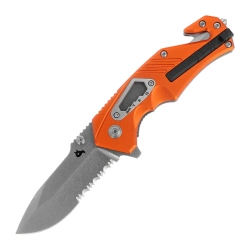 BlackFox - Folding Rescue Knife Demand - D2 Steel - Orange - BF-784-OR