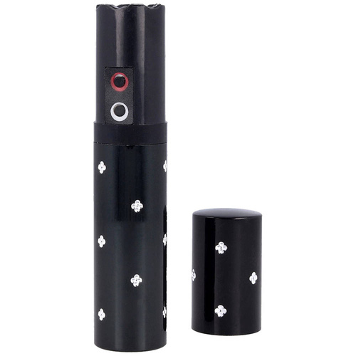 Paralyseur - Lipstick stun gun with flashlight - 2 million volts - 120 lm - Black - 1202-BK