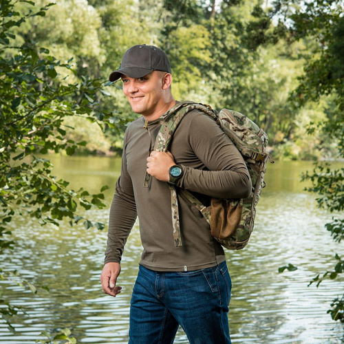 M-Tac - Military Long Sleeve T-shirt - Dark Olive - 20067048