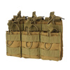 Condor - Triple Stacker M4 Mag Pouch - MOLLE - Coyote Brown - MA44-498