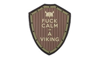 101 Inc. - 3D Patch - F*ck Calm - Brown / Green - 444130-5409