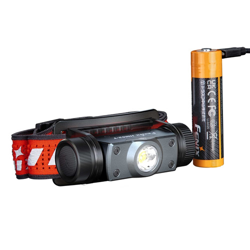Fenix - LED Flashlight / Headlamp HM62-T - 1200 Lumens - USB-C - Black- 039-601