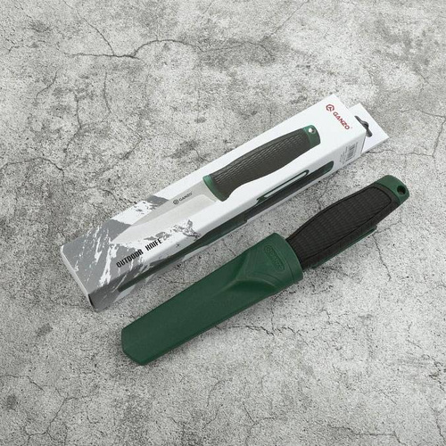 Ganzo - Survival Knife - 8Cr14 - Black / Green - G806-GB