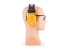 RealHunter - Set of Active PRO Hearing Protectors & Protective Glasses - Orange