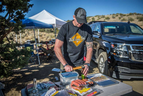 Helikon - Koszulka T-shirt Helikon-Tex Road Sign - Olive Green - TS-HRS-CO-02