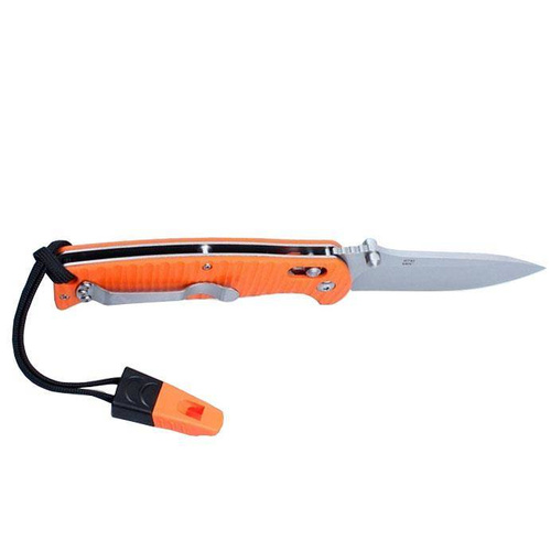 Ganzo - Folding Knife G7412P-OR-WS with Whistle - 440C - Orange - G7412P-OR-WS