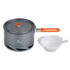 Fire Maple - Tourist Pot 1.5 L - Aluminum - Gray/Orange - FEAST K2-Orange
