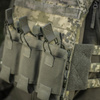 M-Tac - Triple Magazine Pouch for AR / AK Elite Laser Cut - Ranger Green - 10145123