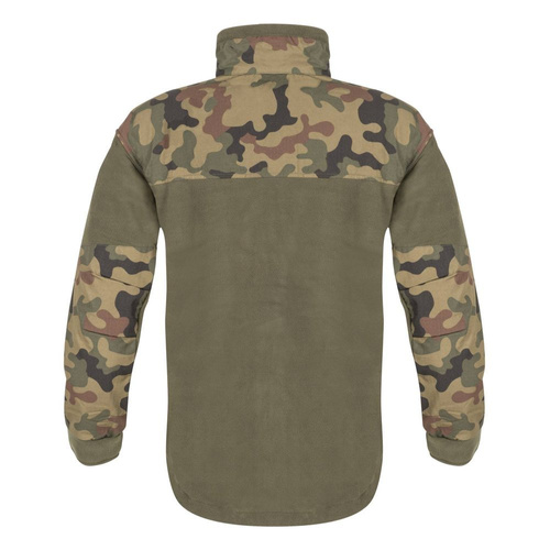 Helikon - Sweatshirt Fleece Infantry - Olive Green/PL Woodland - BL-INF-HF-18