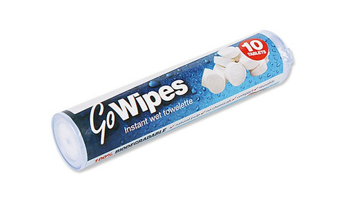 BCB - Compressed cleaning tissues Go Wipes - ADV005