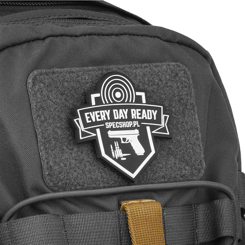 SpecShop.pl - Tactical Patch with Velcro - Shield - Black - 67x70 mm