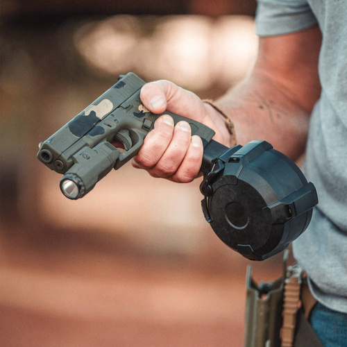 Magpul - PMAG D-50® GL9 for Glock - 9x19 mm Para - Black - MAG1033-BLK