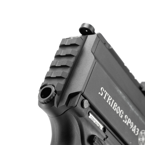 Strike Industries - Adapter Rear Plate Picatinny for Stribog SP-9 Strike - Black - SI-SP9-PSA-BK